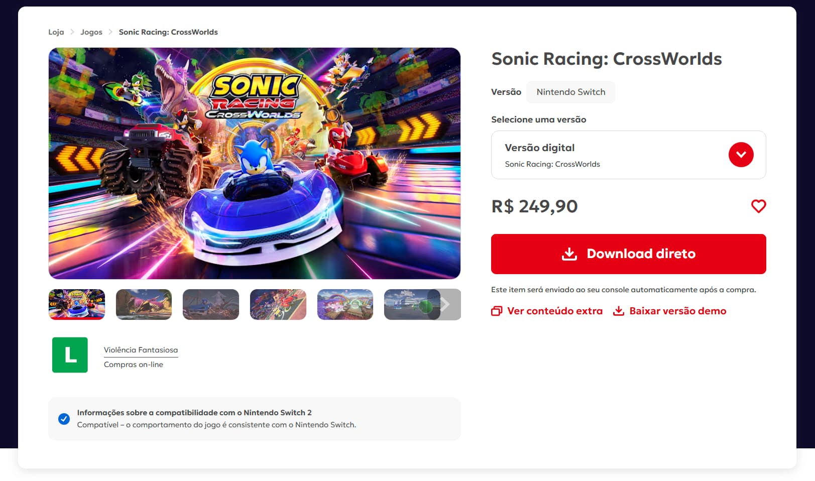 Sonic Racing Crossworlds