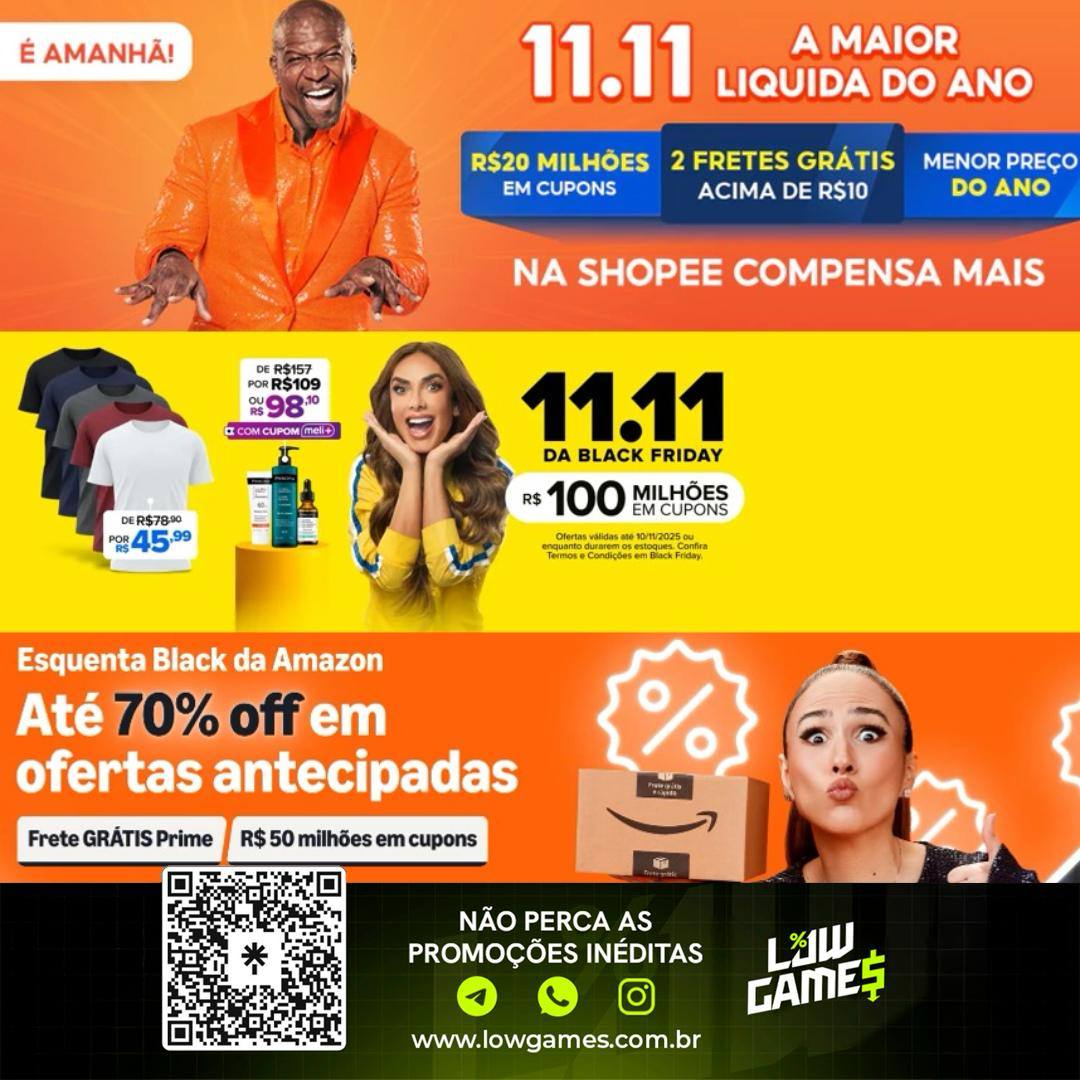 Low Games 11.11 ofertas cupons