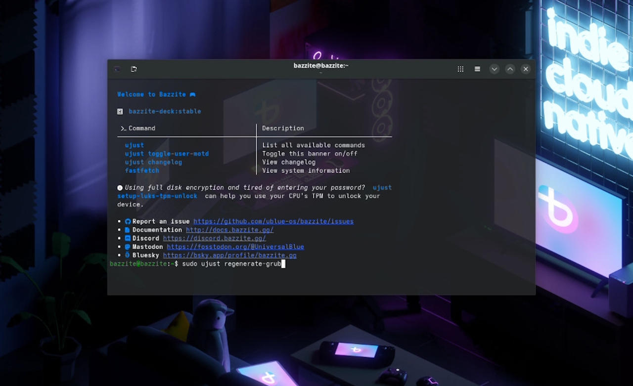 Como fazer dual-boot com o Bazzite e o Windows