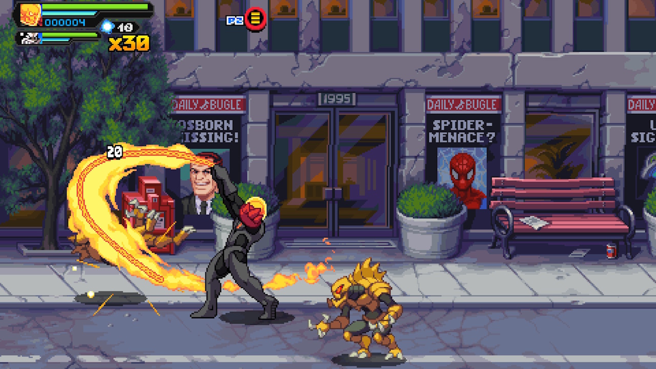 Marvel Cosmic Invasion - jogabilidade