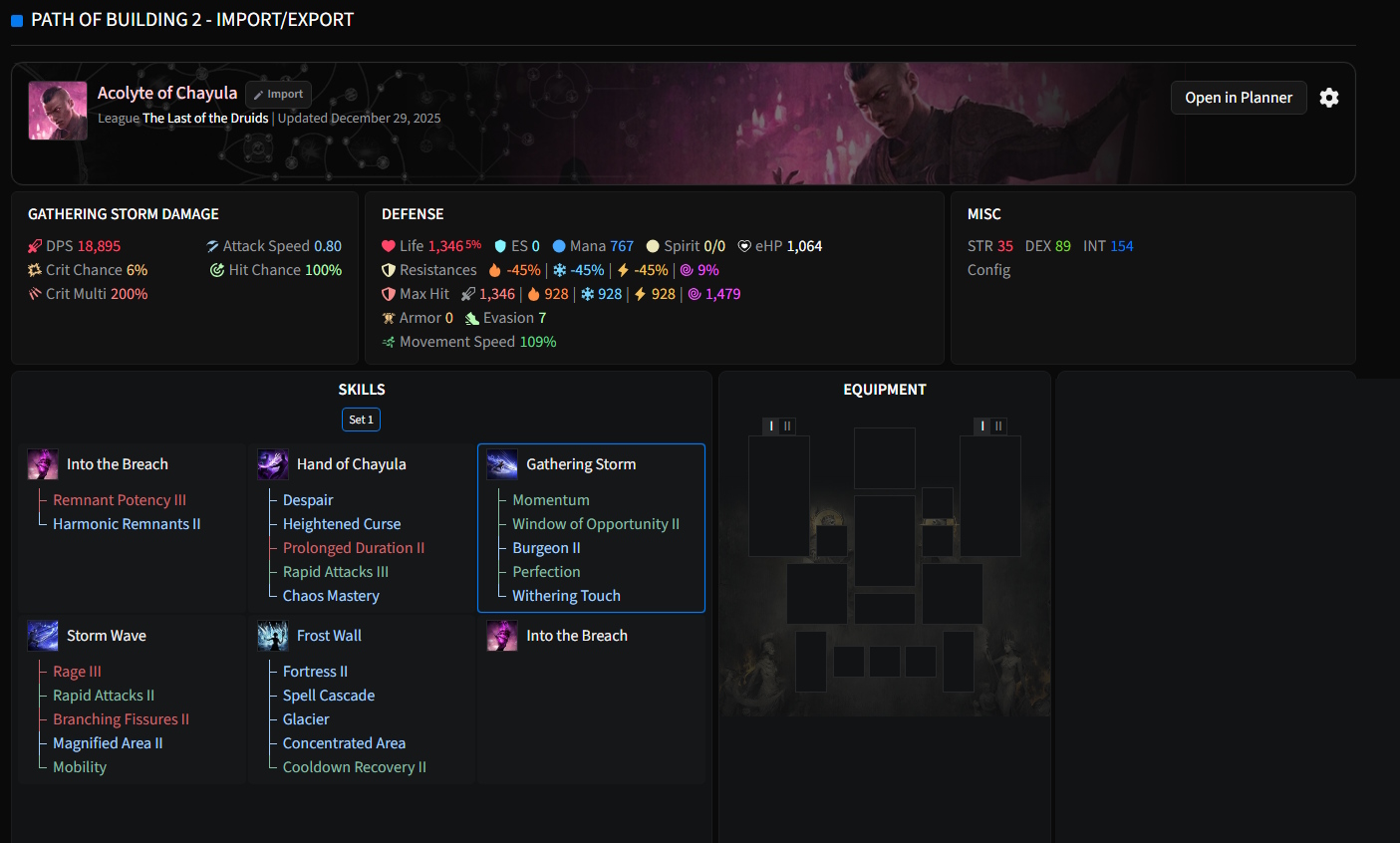 Path of Exile 2 - build utilizada contra chefe