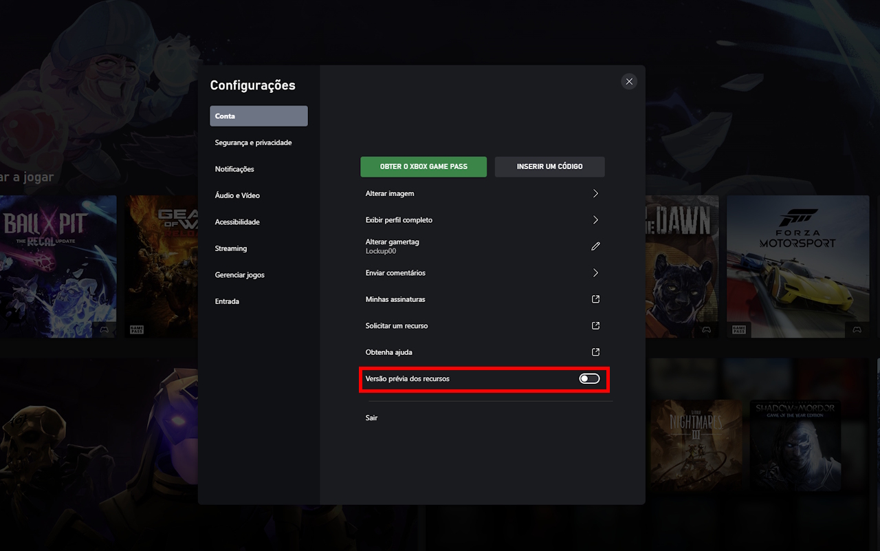 Xbox Cloud Gaming Xbox Cloud Gaming - como ativar nova interface