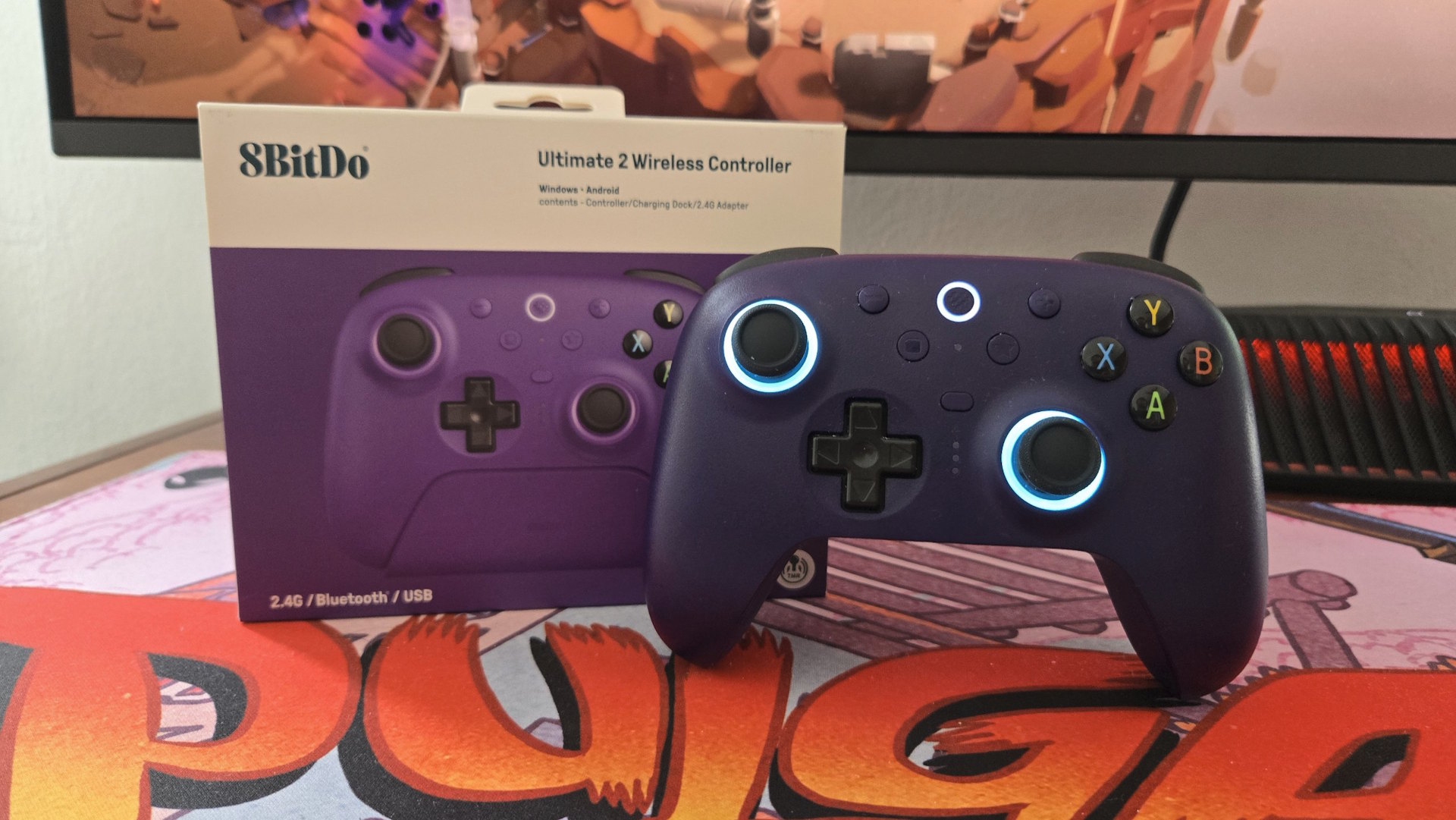 8BitDo Ultimate 2 Wireless - acabamento