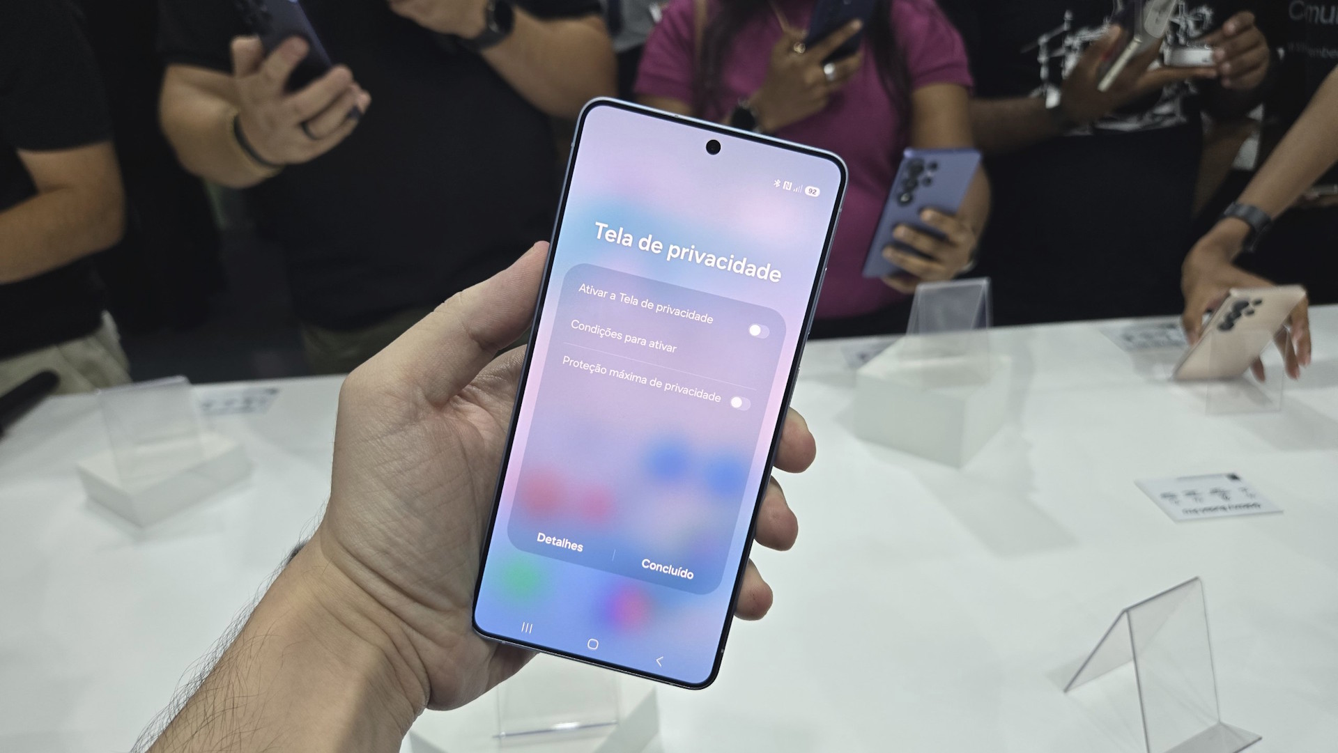Galaxy S26 Ultra - display de privacidade