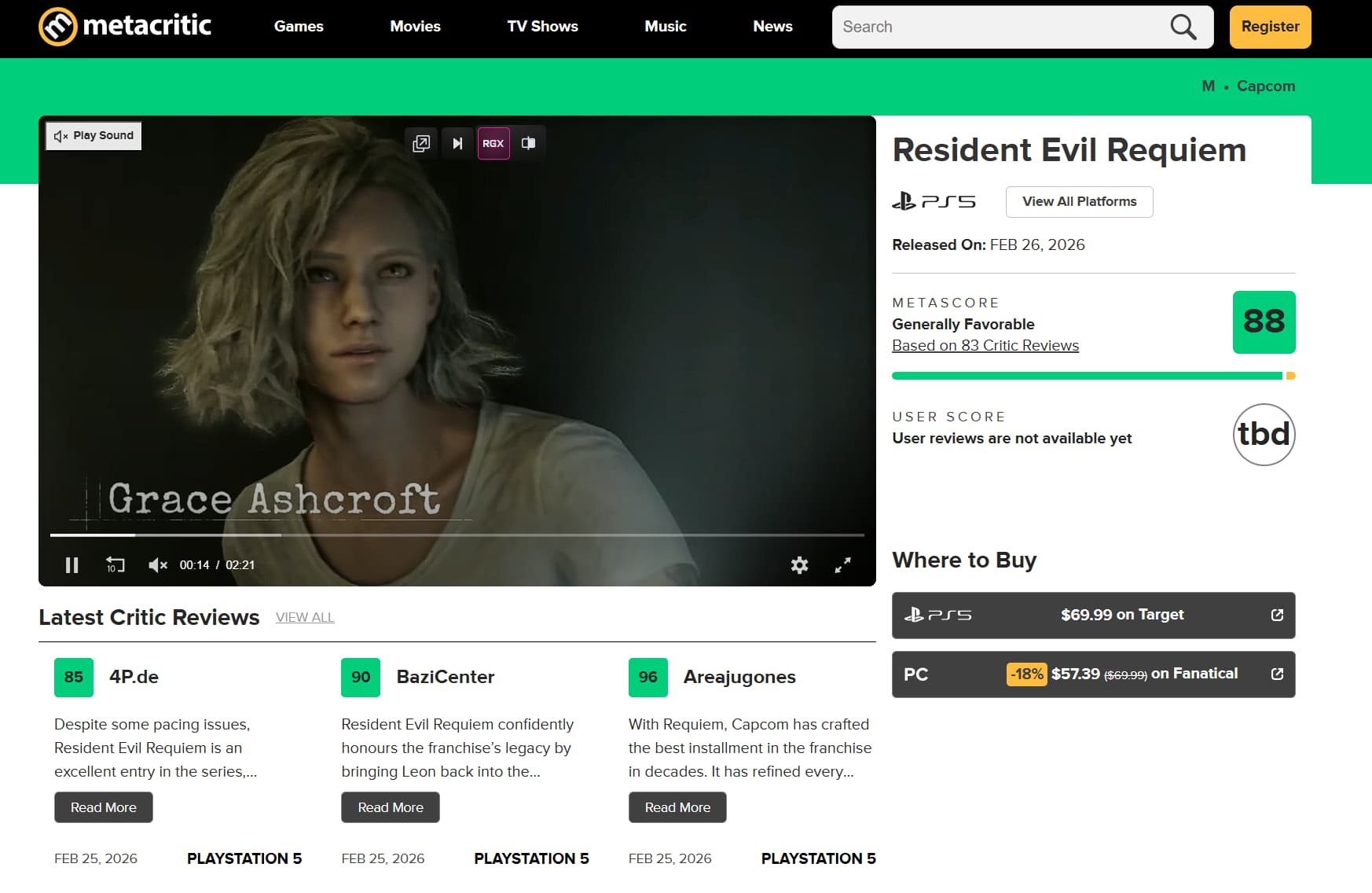 Resident Evil Requiem