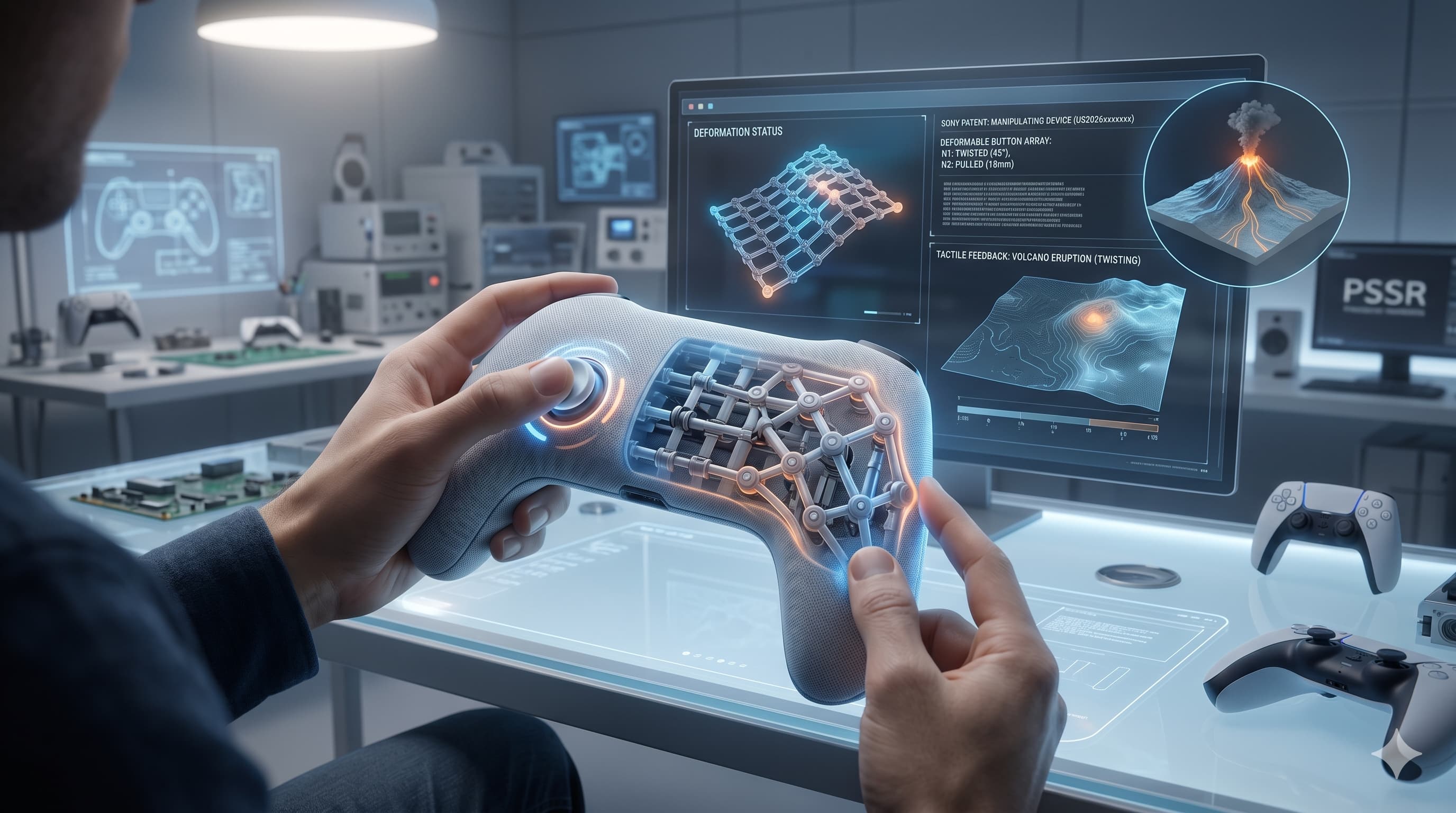 Sony patente controle toque