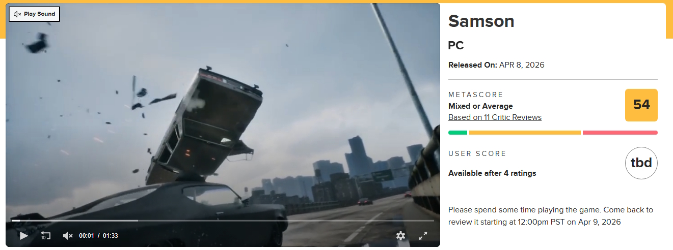 Samson no Metacritic