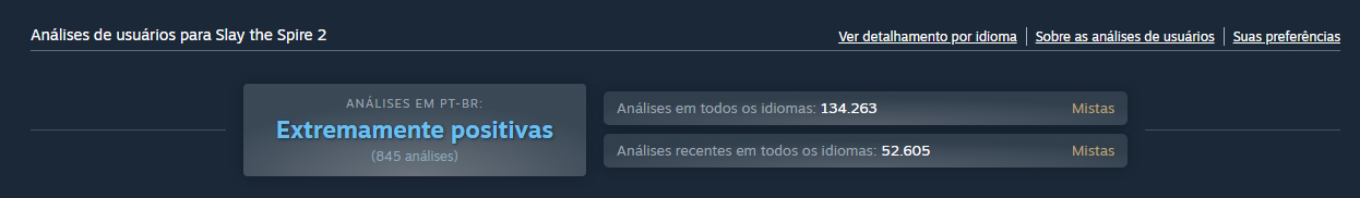 Slay the Spire 2 - análises na Steam