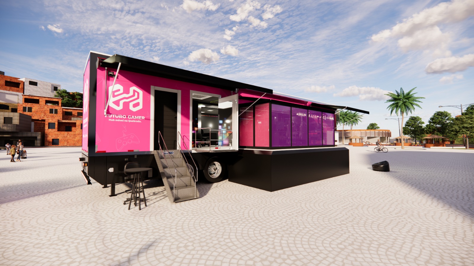 Futuro Gamer: Hub Móvel na Quebrada