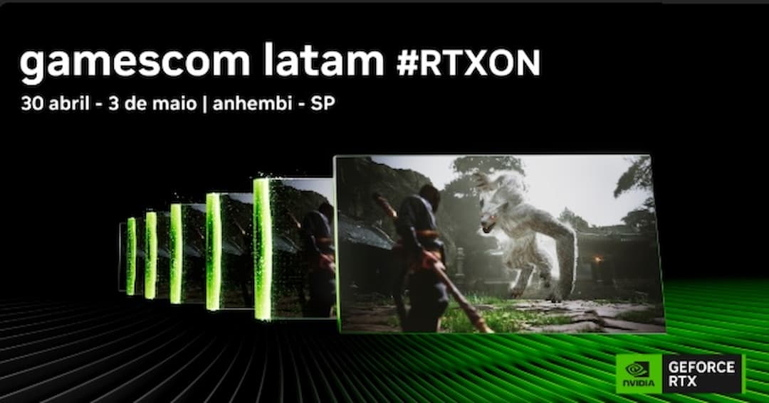 NVIDIA GeForce na Gamescom Latam 2026