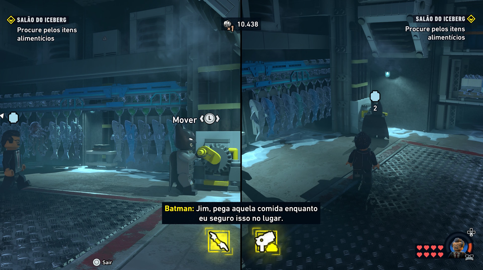 LEGO Batman - interação cooperativa