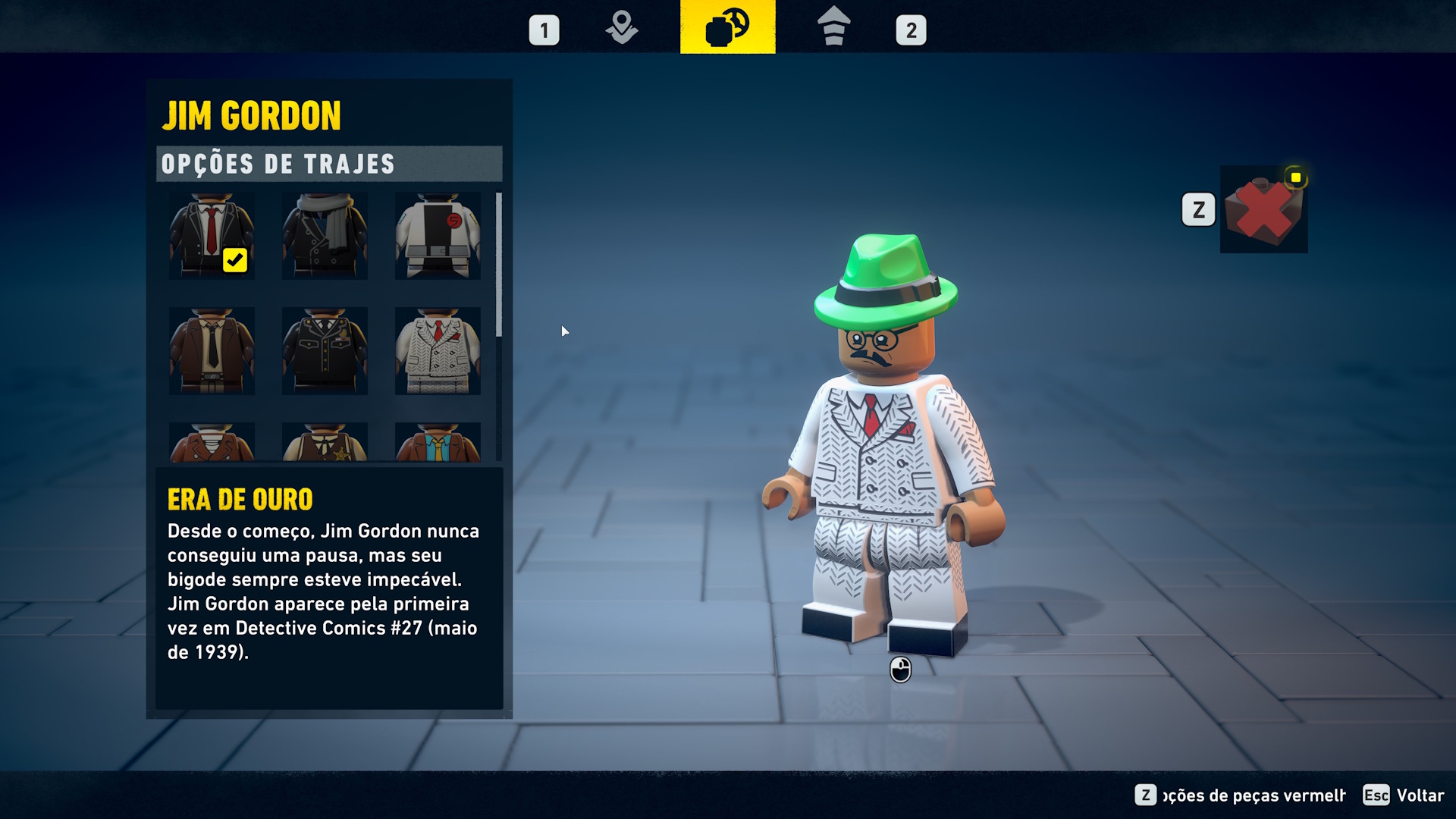 LEGO Batman - trajes