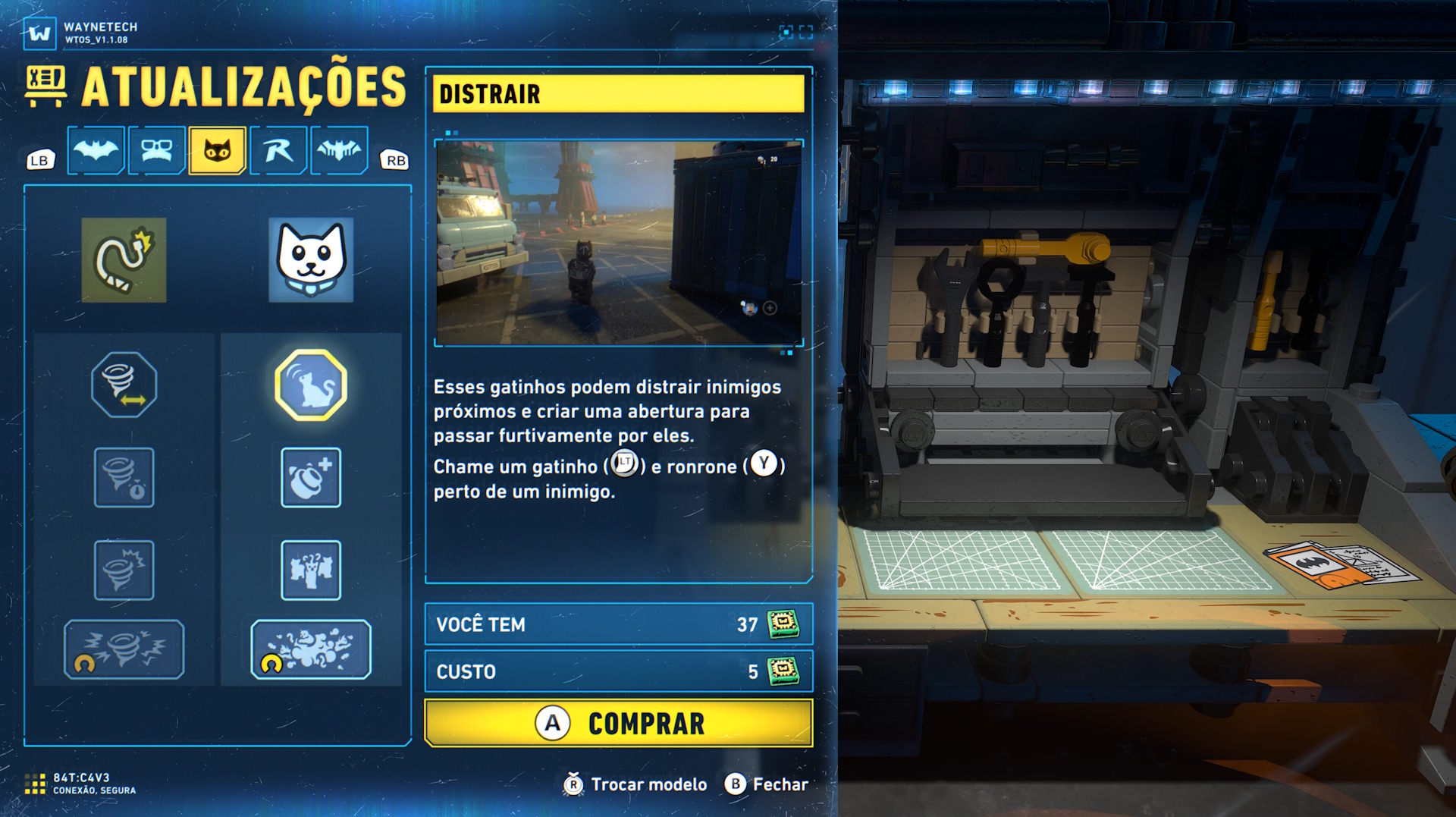 LEGO Batman - upgrades para personagens secundários