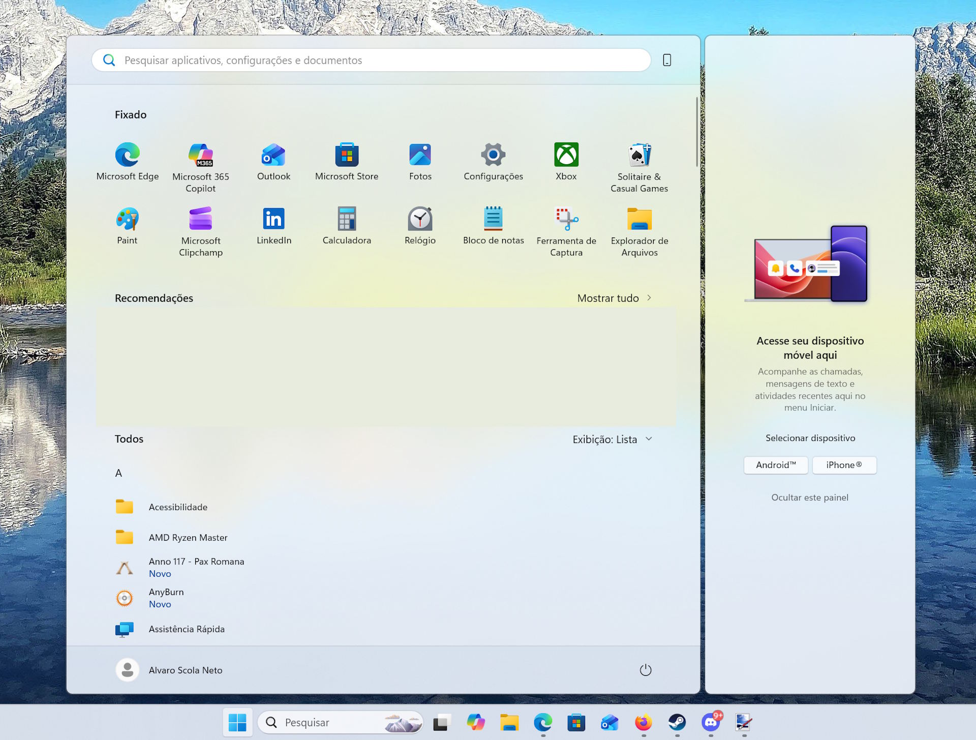 Windows 11 - Menu Iniciar
