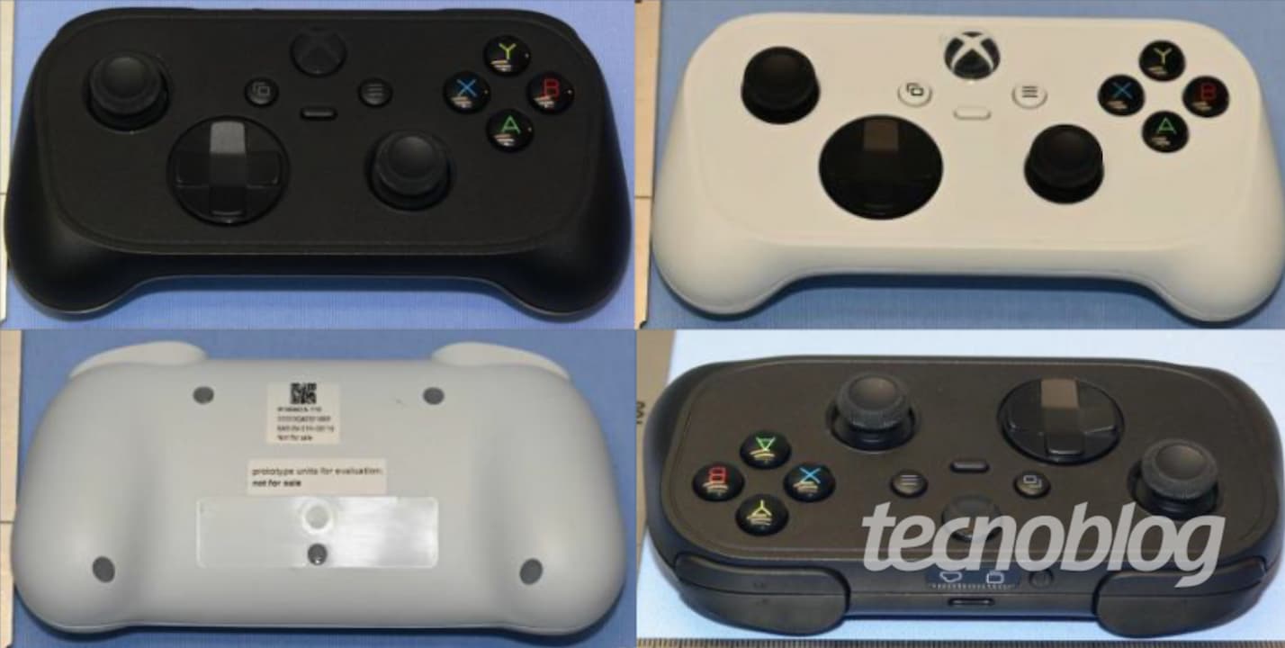 Controle Xbox nuvem