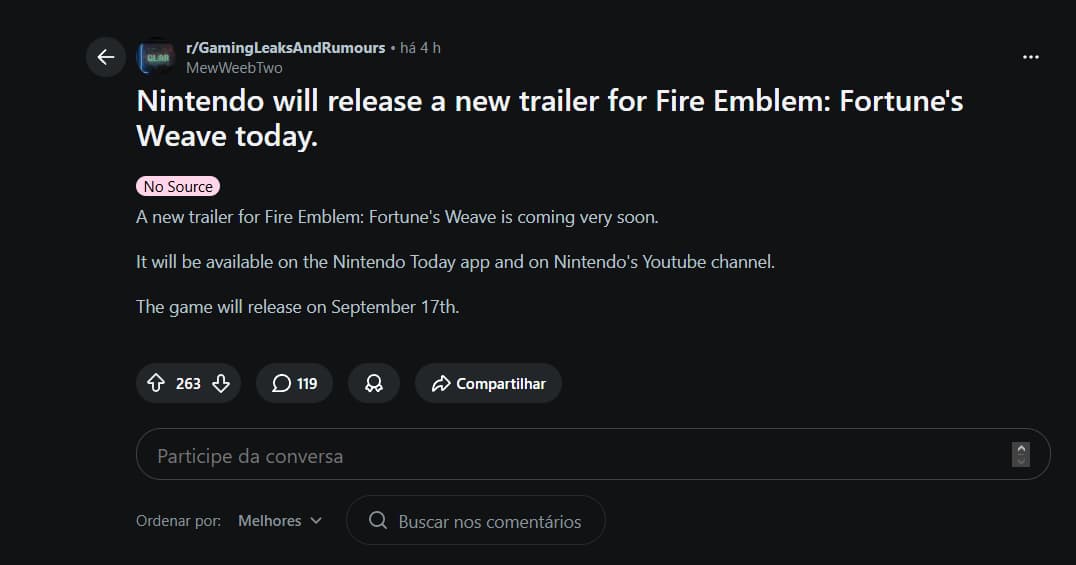 Fire Emblem Fortune's Weave