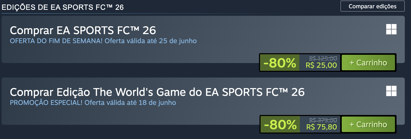 EA Sports FC 26 Steam