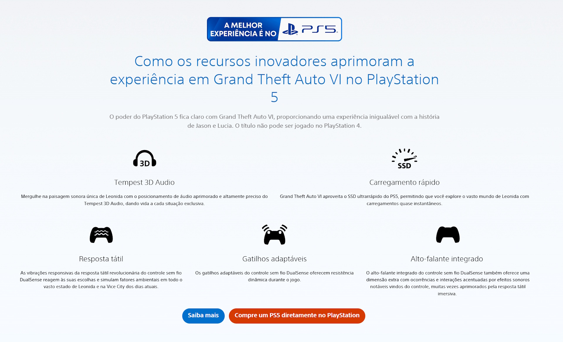 GTA 6 - a experiência é melhor no PlayStation 5 (2)