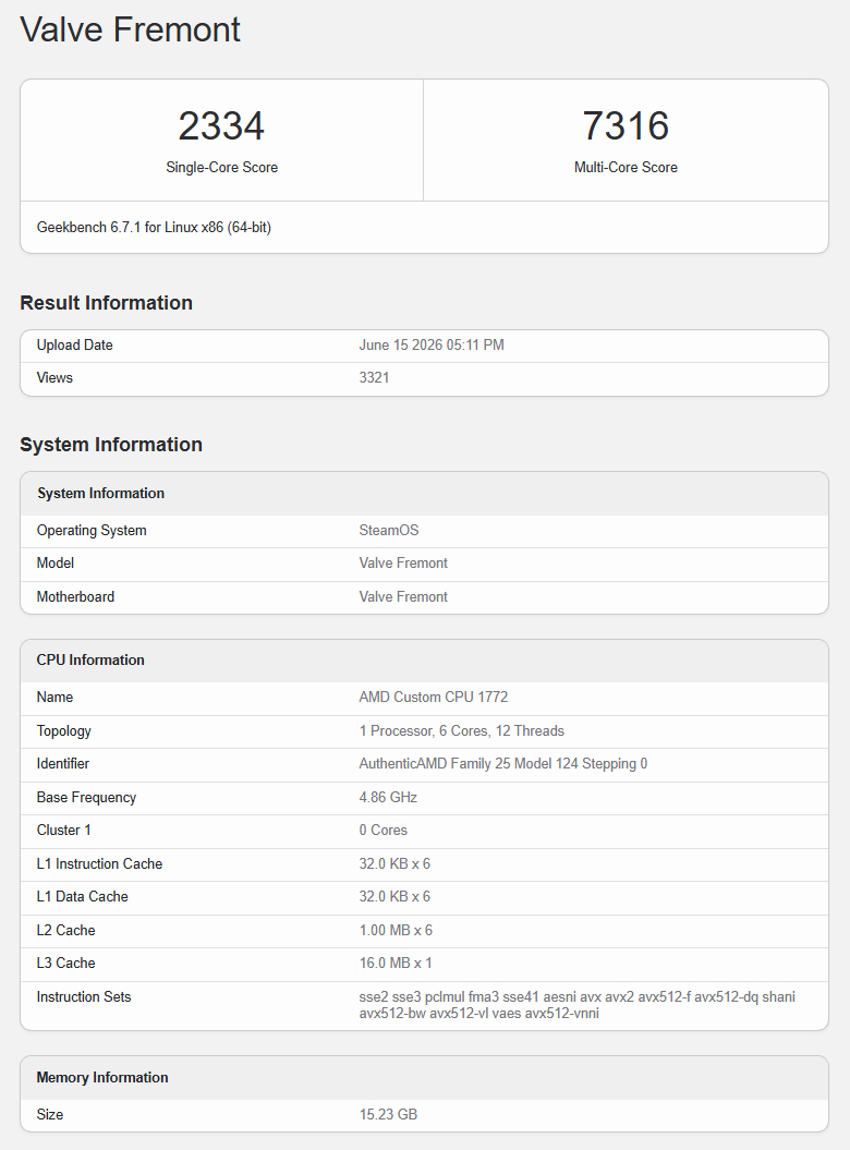 Steam Machine no Geekbench (2)