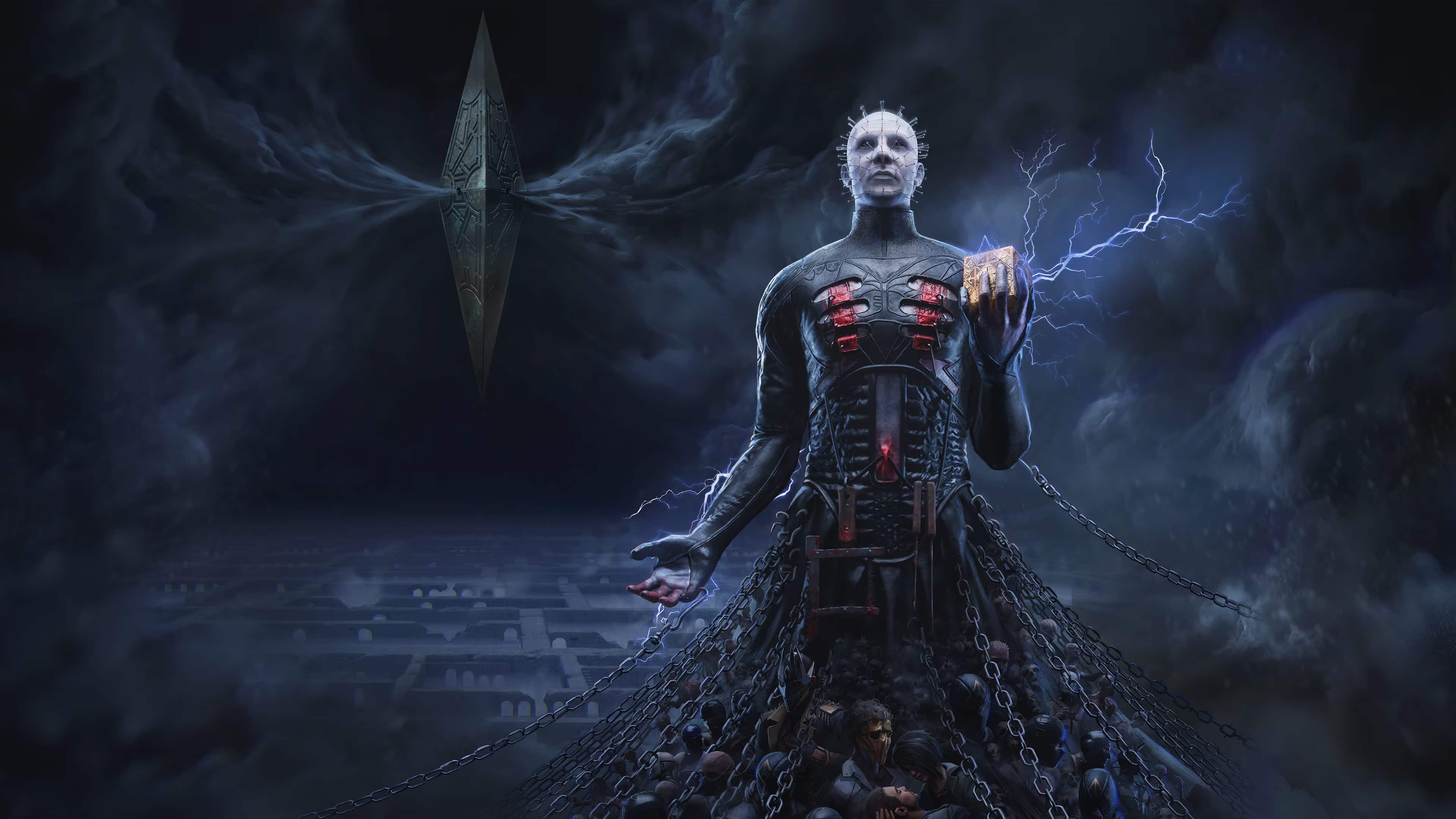 Imagem do trailer de Hellraiser Revival mostrando cenas de terror e sangue.