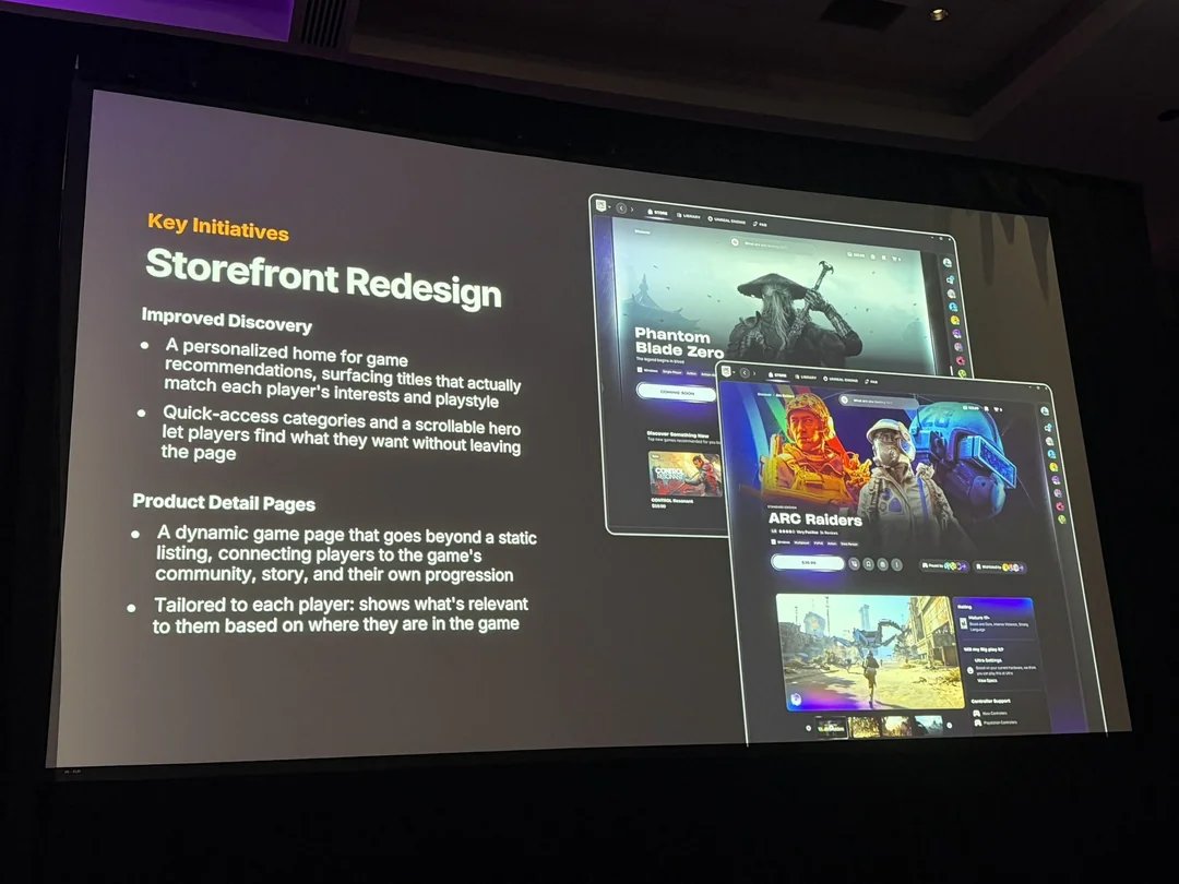 Epic Games Store atualização geral cara nova