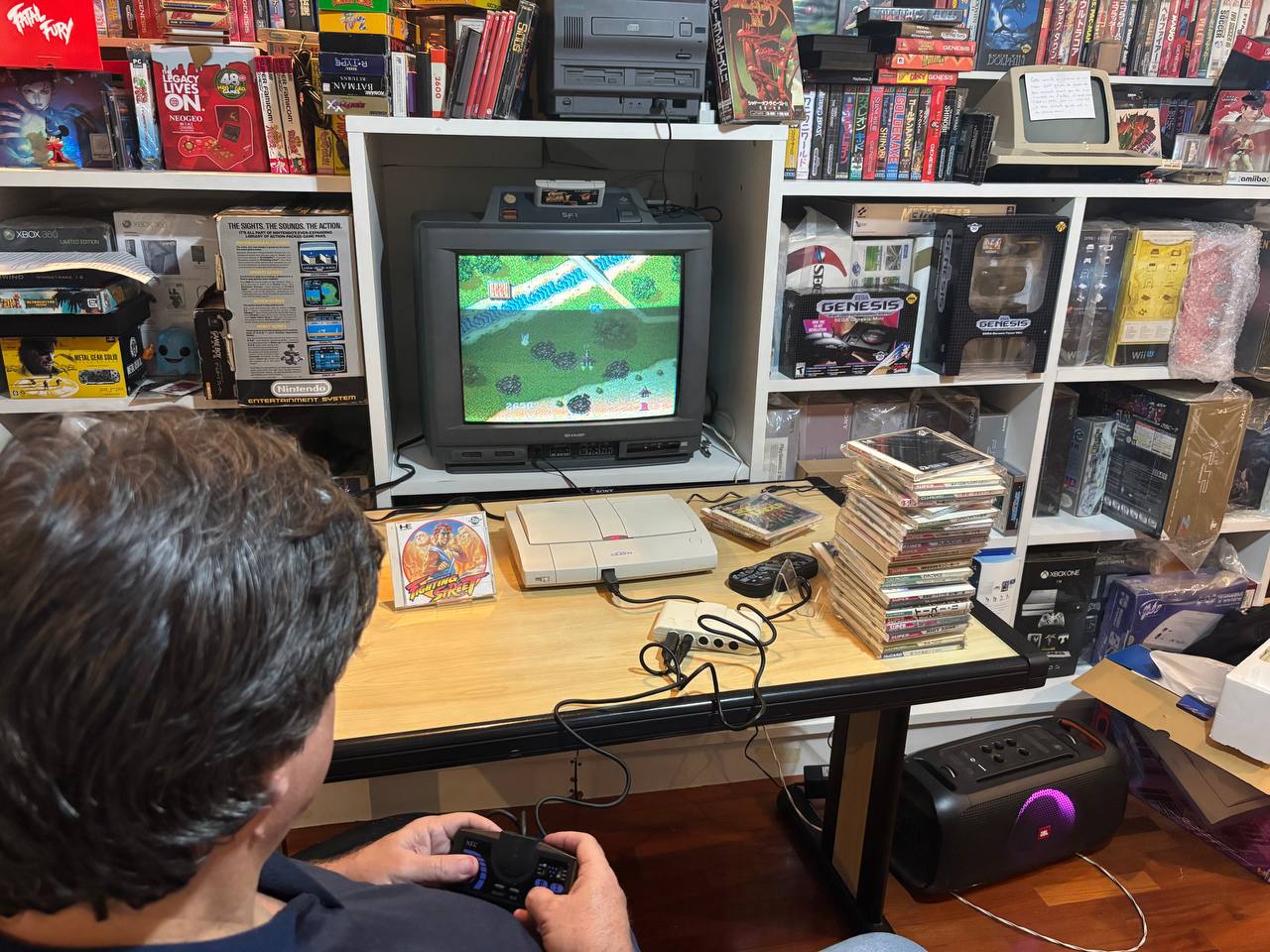 Gilão Mr. Games coleção de jogos de videogame