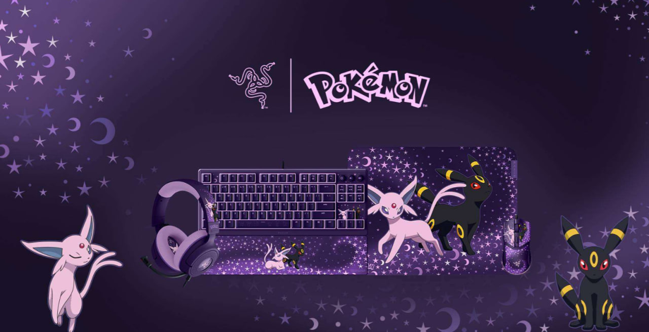 Razer Pokémon Umbreon e Espeon