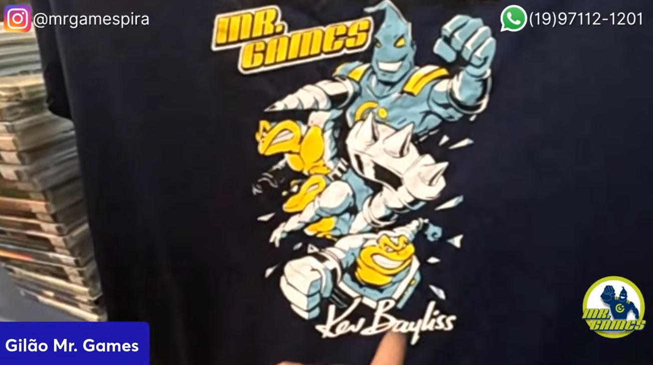 Kevin Bayliss Camisa Kevin Bayliss Retrocon 2026 Mr. Games