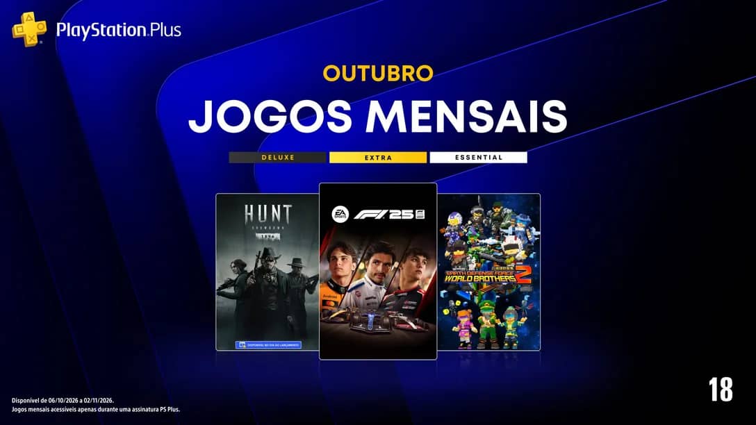 PS Plus de outubro