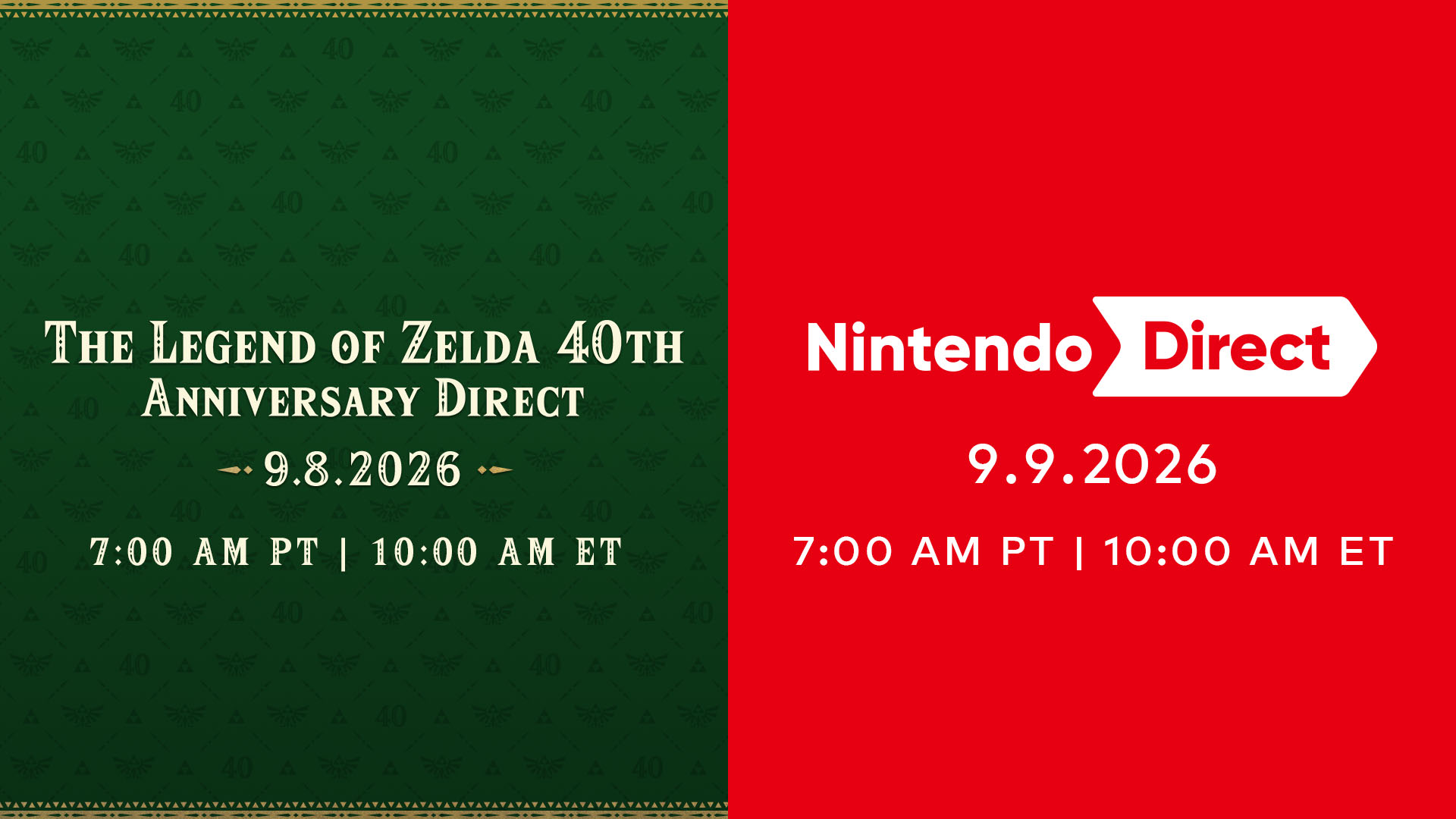 Nintendo Direct setembro 2026