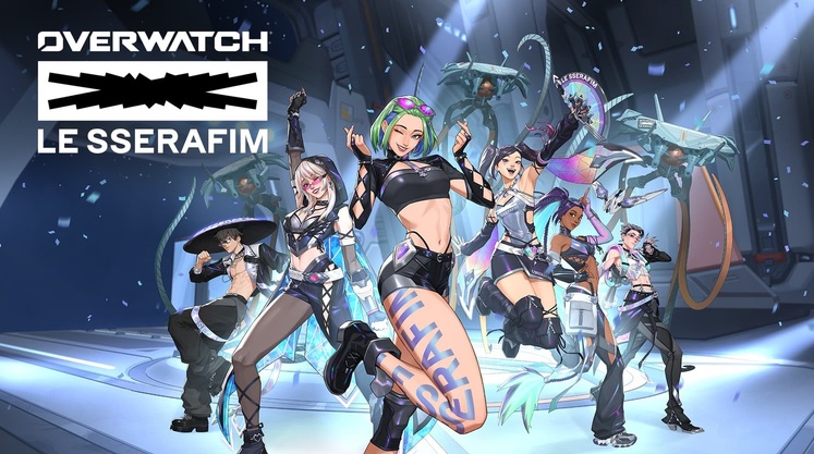 Le Sserafim Overwatch skins colaboração 2