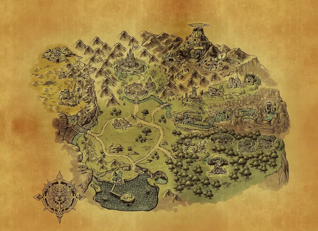 The Legend of Zelda Ocarina of time Remake mapa
