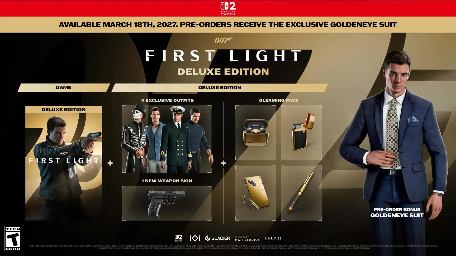 007 First Light - bônus da pré-venda no Switch 2