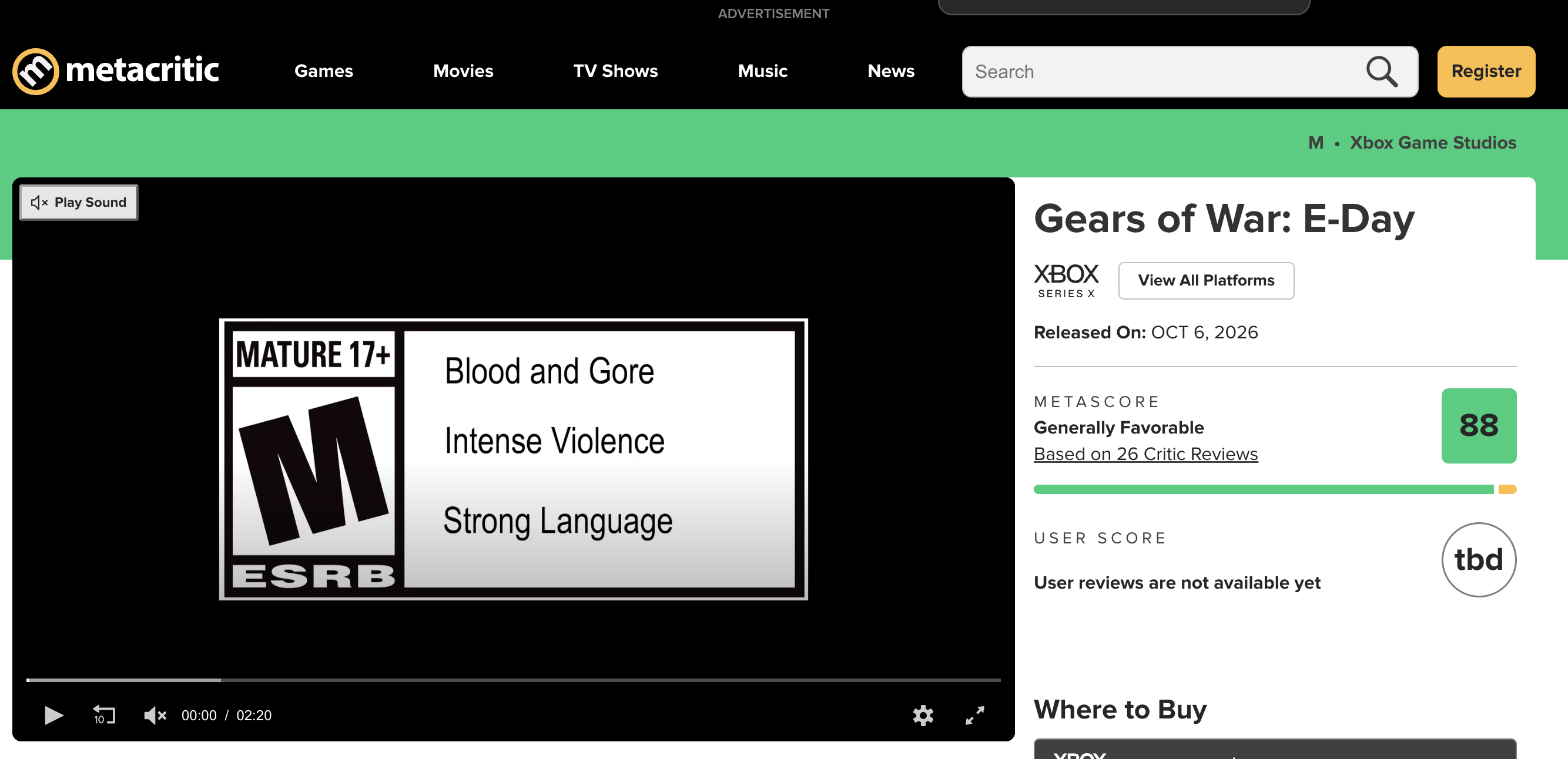 Gears of War E-Day