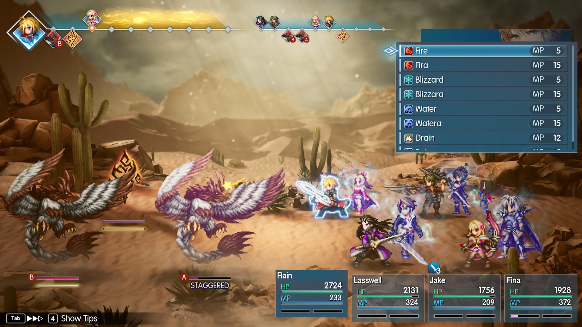Final Fantasy Resonance - magias