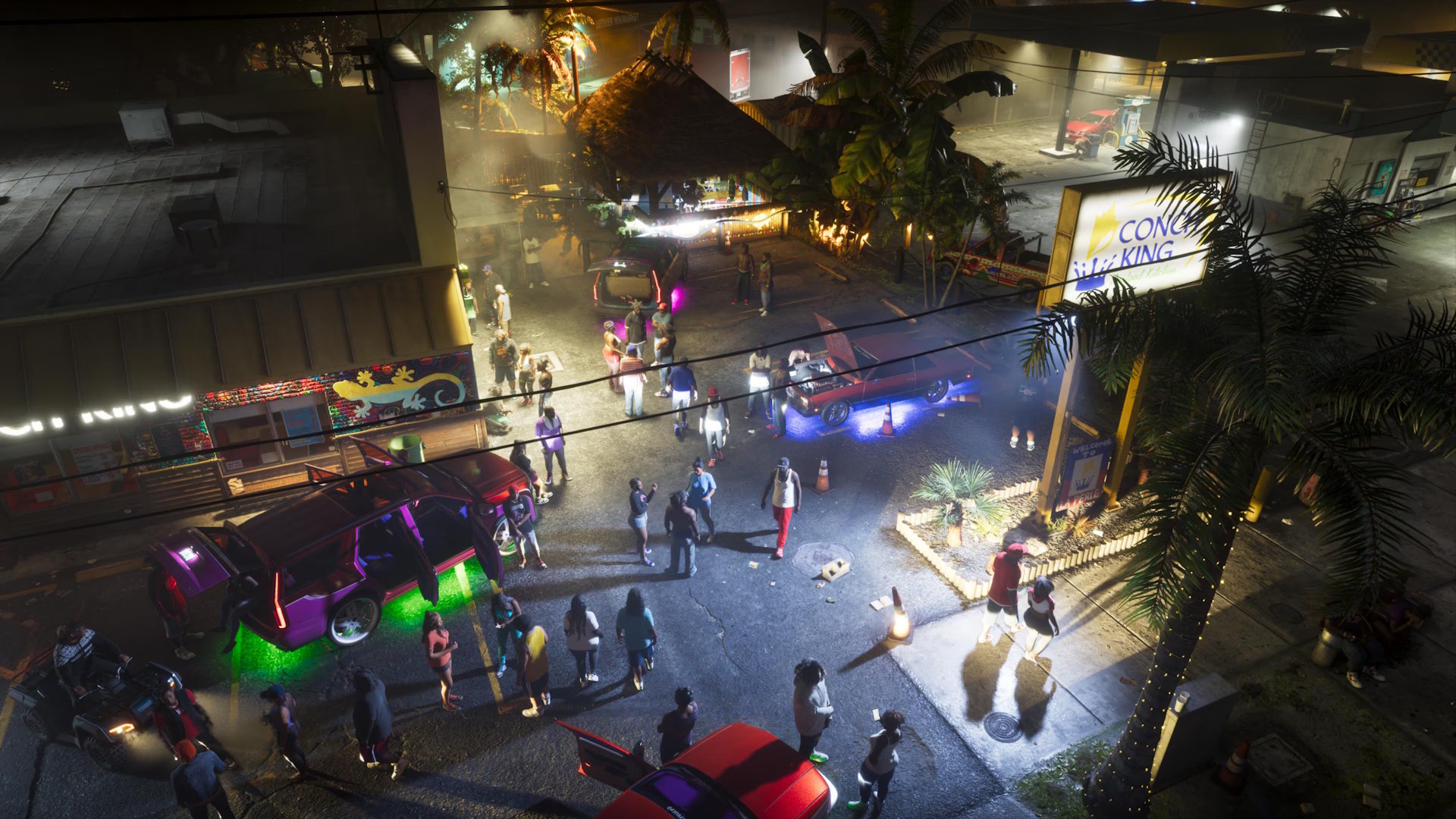 GTA 6 - imagem com carros customizados