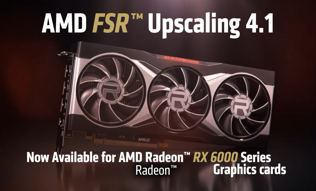 AMD FSR upscaling 4.1