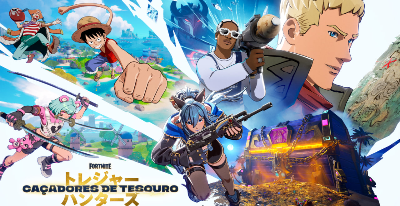 Fortnite One Piece Caçadores de Tesouros