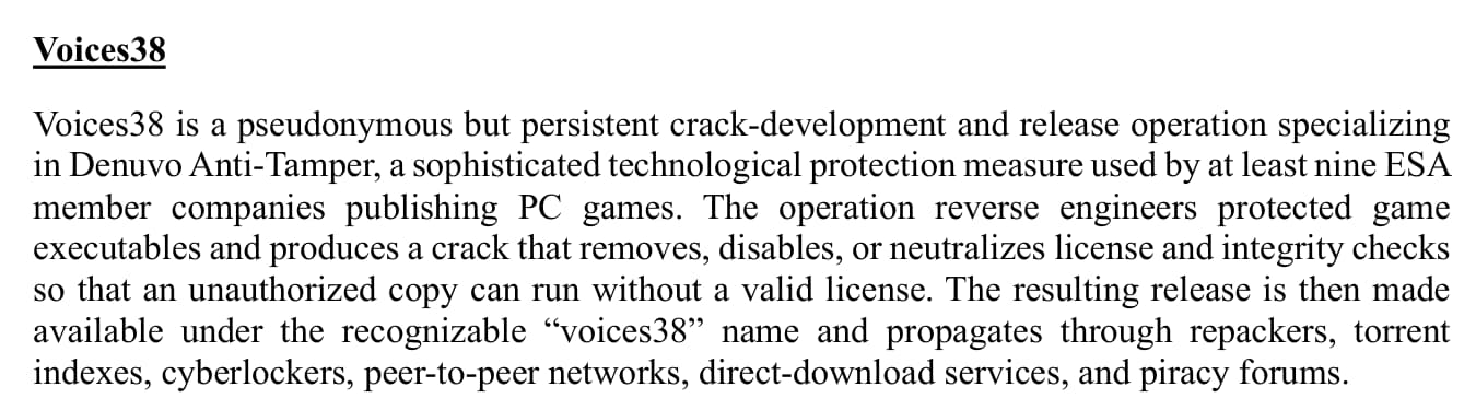 Denuvo Denuvo ESA